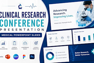 design clinical research conference presentation, medical powerpoint slides