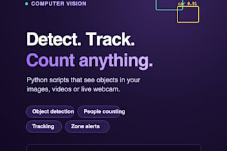 build a computer vision script to detect and count objects in python