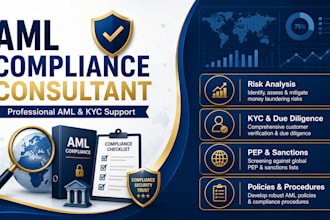 provide professional aml consulting and kyc support