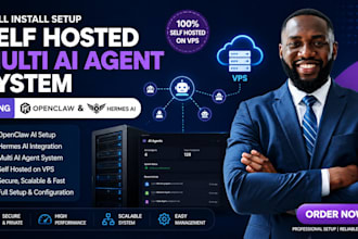 install setup self hosted multi ai agent system using openclaw, hermes ai on vps