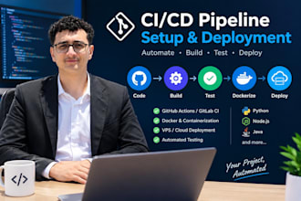 help you creating a full automated pipeline