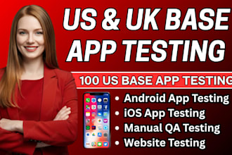 do app testing website testing QA testing IOS testing android user app testing