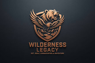 design a powerful wildlife logo for your brand