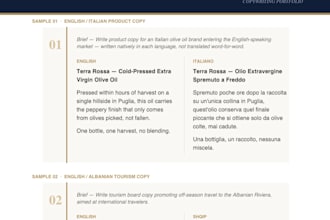write persuasive website and product copy that converts