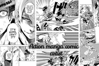 draw manga comic book illustration anime nsfw manga pages as a manga artist