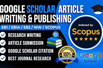 write and publish research article in google scholar scopus eb1 eb1a journal