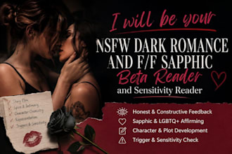 be your nsfw dark romance and sapphic beta reader and sensitivity reader