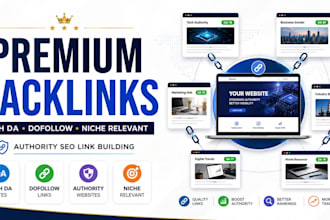 build high da dofollow backlinks from authority niche relevant sites