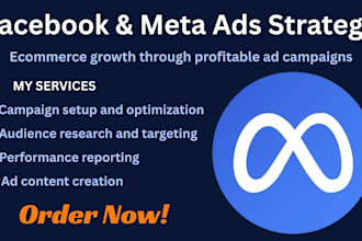 create facebook ads strategy meta ads adverting ads campaign ecommerce growth