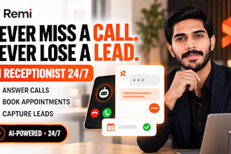 build ai receptionist chatbot for support and appointment booking