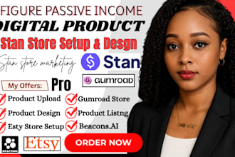 do stan store setup, digital product, stan store marketing, stan store design