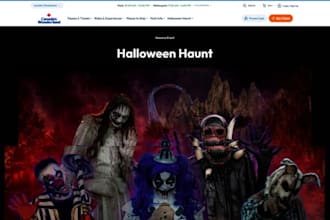 design wix halloween party website halloween event kids halloween party website