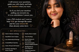 give you a vedic astrology love and marriage reading