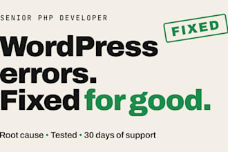 fix wordpress errors, bugs, critical error, PHP and CSS issues for good