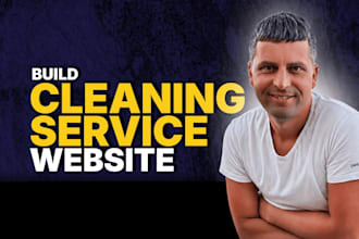 build cleaning service website or maid service website using elementor