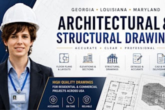 do architectural and structural drawing plans for georgia louisiana and maryland