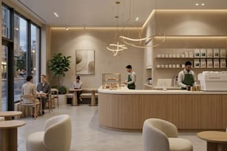 create realistic interior design concept
