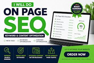 do on page SEO, keyword optimization, meta tags and content optimization
