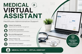 be your medical virtual assistant