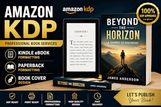 design and layout on ebook kdp kindle amazon