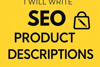 write SEO product descriptions and website content