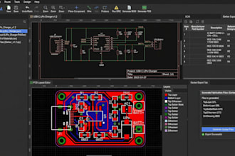 create professional pcb layout, electronic schematic, kicad, gerber and  bom