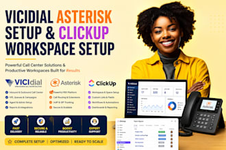 vicidial asterisk setup vicidial asterisk setup clickup workspace setup clickup