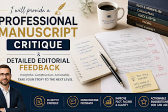 provide a professional manuscript critique and detailed editorial feedback