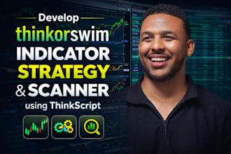 develop thinkorswim indicator strategy and scanner with thinkscript, tradingview