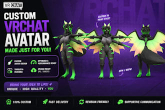 create and optimize your custom vrchat avatar for PC quest
