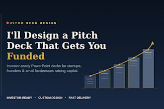 create a powerful powerpoint pitch deck to win funding