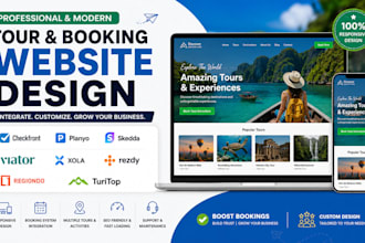 design checkfront planyo skedda viator xola rezgy regiondo turitop tour website