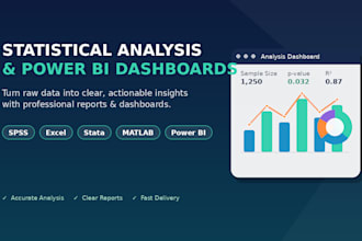 create professional statistical analysis reports
