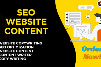 write SEO website content and copy that converts