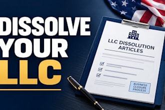 dissolve llc, close US llc, file dissolution and ein closure