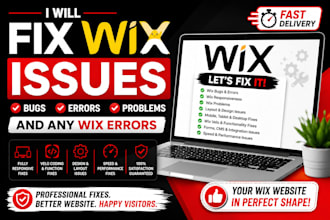 fix wix issues bug responsiveness error and website problem