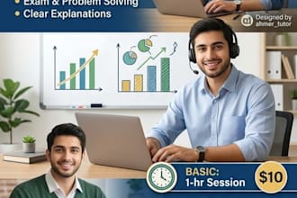 be your online accounting, finance and economics tutor