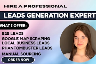 b2b leads generation scrape google map leads phantombuster mlm medicare leads