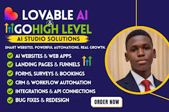 build lovable ai website, lovable dev app,  ghl ai studio website