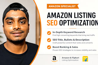 optimize amazon product listing for SEO and sales