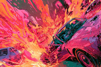 comic book illustration with comic book illustrator