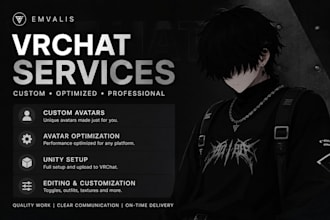 create, customize, and optimize your vrchat avatar