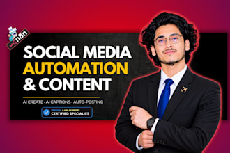 build n8n social media automation and ai content workflows