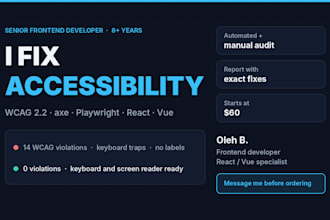 fix accessibility issues and make your website wcag compliant