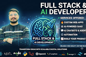 be your ai developer build ai web application, mobile app