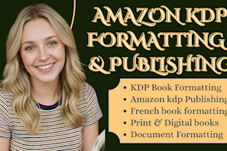 french book formatting for amazon kdp french direct self publishing book