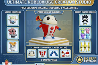 model from scratch a solid roblox ugc bundle in blender