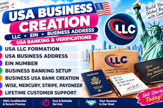 assist with US llc formation, registration, ein and dissolution