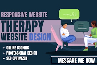 design a modern therapy, counseling and mental health website