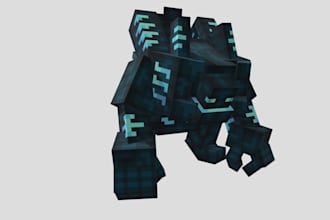 create custom minecraft blockbench 3d models with textures and animation